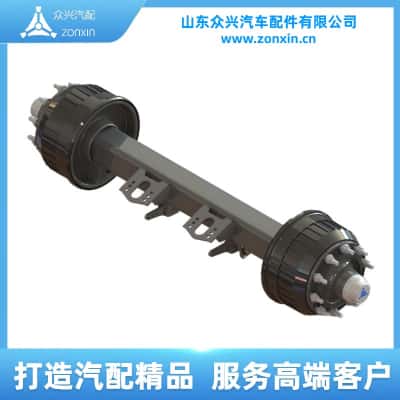 德式车轴,半挂车车轴,欧式车轴,12T,14T,16T
